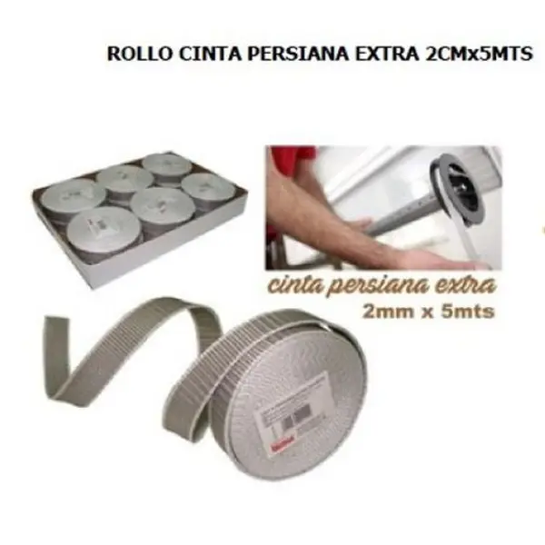 Cinta Persiana Extra 2Cmx5Mt R-114