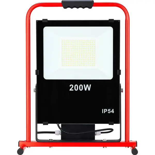 Projecteur LED 200 W 18000 lumens 6400 K avec deux prises