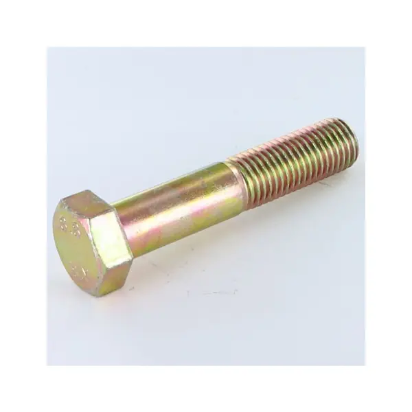 1 x Corps de boulon filetage partiel Tête hexagonale TH M20X90 Classe 8.8 Bichromaté