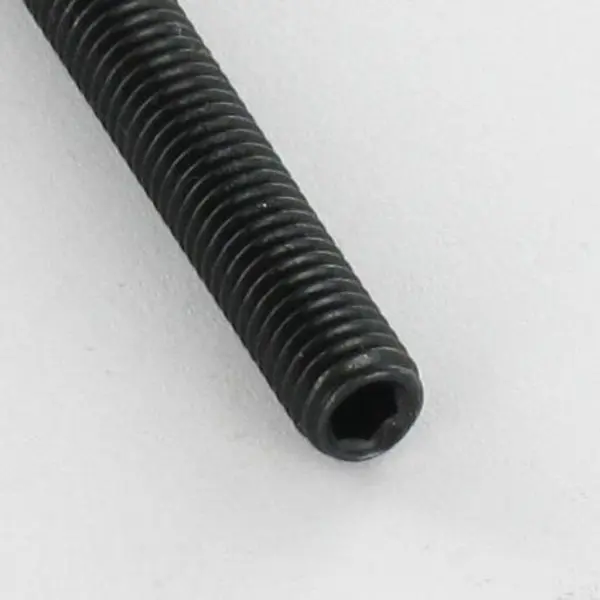 1 x Vis métaux Sans tête six pans creux (sthc) Clé de 2.5 HC2.5 M5X20 Bout pointeau Acier zingué noir