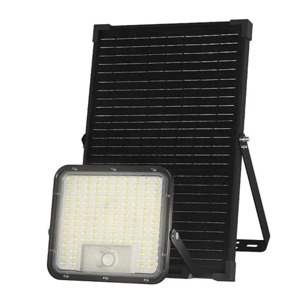 CUBE XL: Proiettore LED a carica solare 9600 lumen. Con PIR e panello deportato