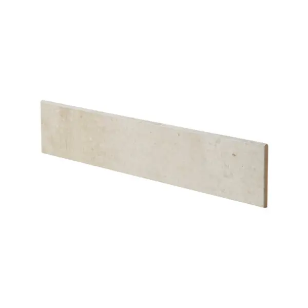 Plinthe "Reclaimed Concrete" blanc 8 x 45 cm