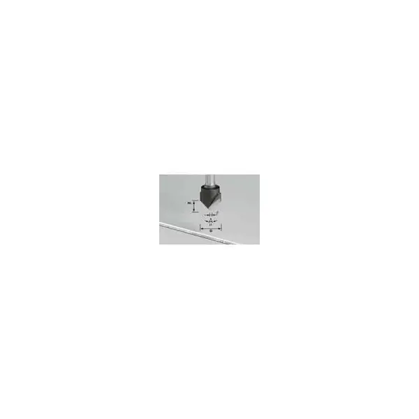 FESTOOL fraise à rainurer en V HW avec queue de 8mm réf.491444