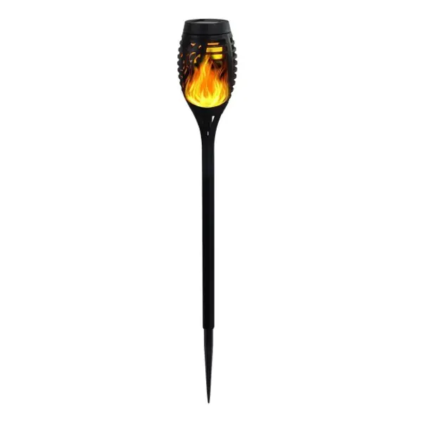 OLYMPIA: lampada a ricarica solare LED effetto fiamma, 51 cm