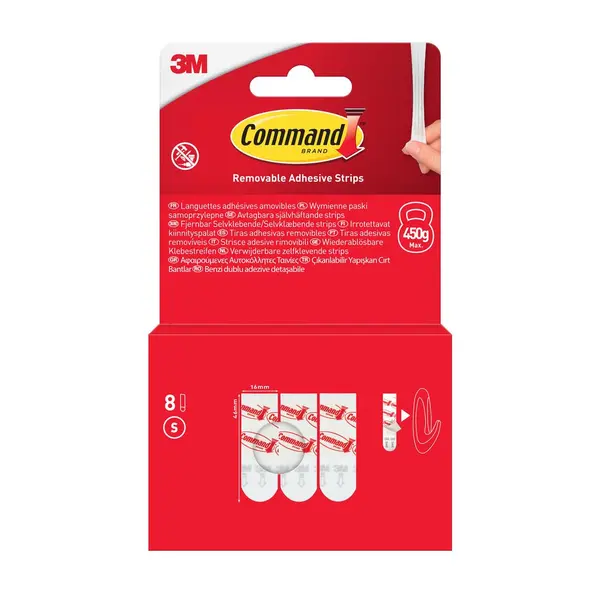 Lot de 8 languettes standard petit modèle - COMMAND