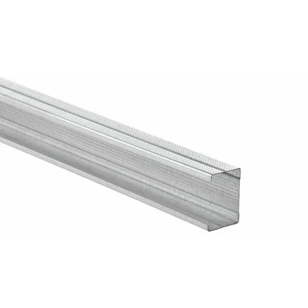 Lot de 10 montants métalliques en acier galvanisé - M48 3ML