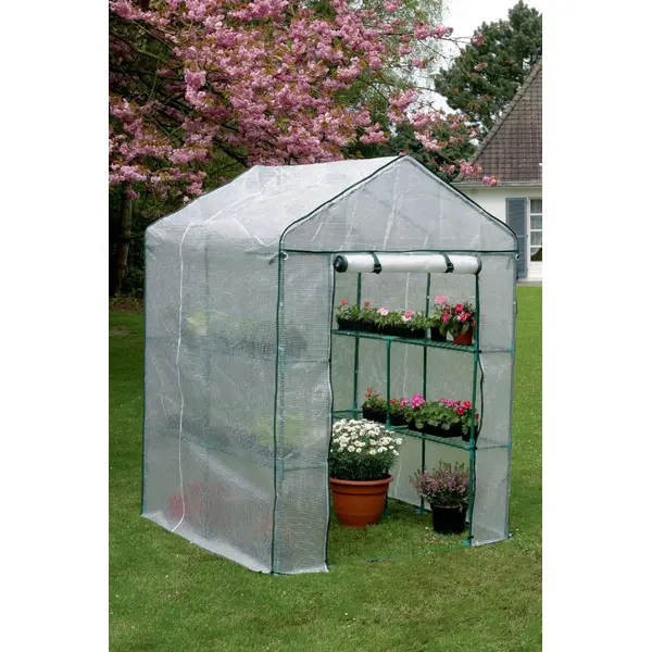 Serre de jardin ou de terrasse "Greenseason 4" - 1,45 x 1,43 x 1,95 m - Nortene