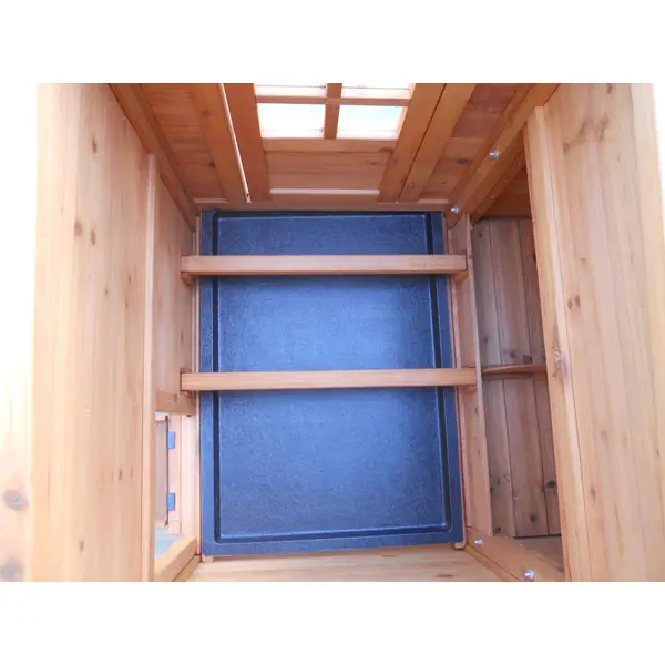 Poulailler PO2070 HABRITA - 1,50 m² - Idéal pour 3 à 4 poules - HABRITA