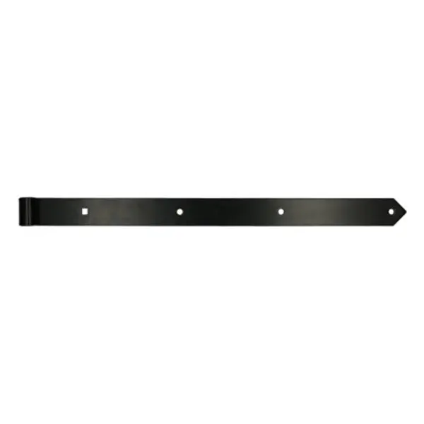 1 x Penture pointu volet battant 18X400 Acier zingué noir