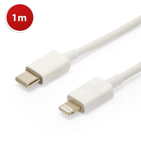 Cavo Sync & Charge, USB-C verso Lightning 1 metro. Bianco