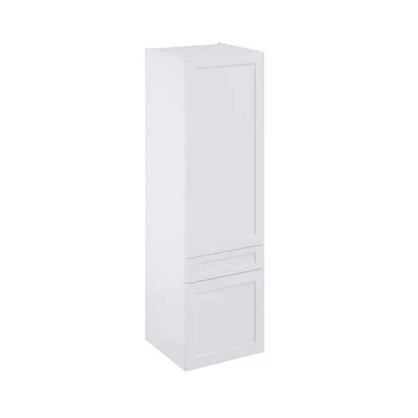 Colonne "Florie" blanc mat l.60 x h.201 x p.60 cm 2 portes + 1 tiroir