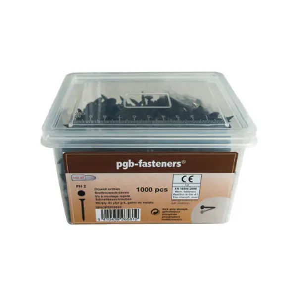 1 x Seau de 4000 Vis pour plaque de plâtre 3.5X25 Acier phosphate