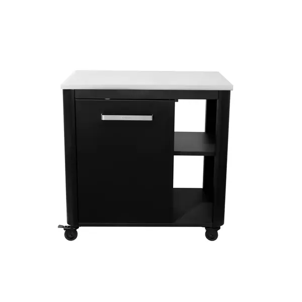Cuisine extérieure 90 cm - plan de travail inox - rangement bouteille de gaz - Cozze