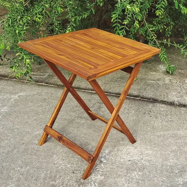 Mesa Madera Acacia 60X60 Cm