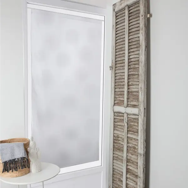 Vitrage transparent blanc l.80 x H.160 cm - Centrale Brico