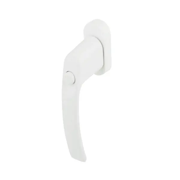 Poignée de fenêtre "Miniac" avec bouton poussoir - Entraxe 43 mm