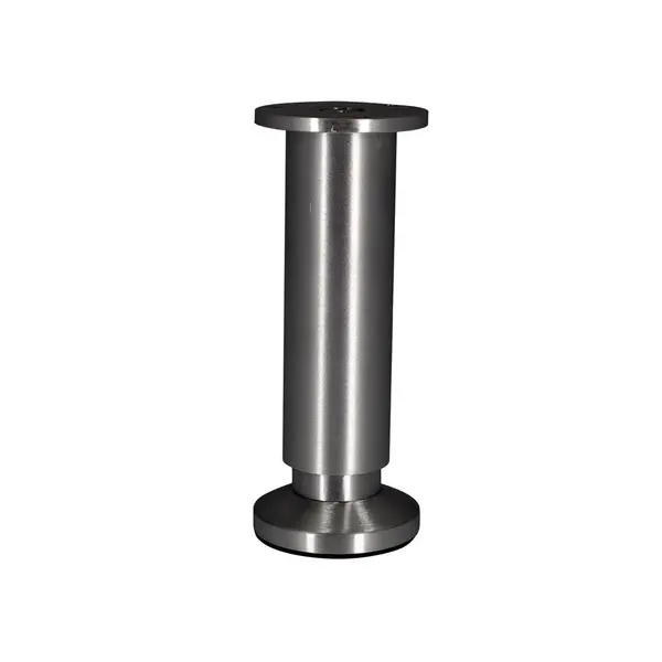Pied de meuble CIME, chromé, diamètre 3.8 cm x hauteur réglable de 15 à 17 cm - Cime