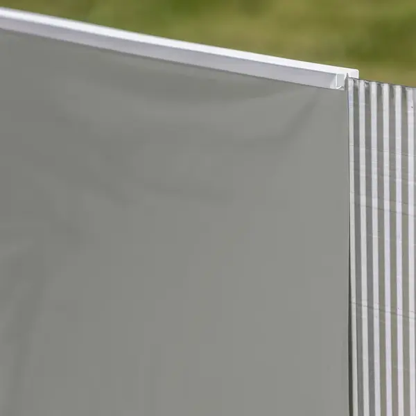 Liner uni gris pour piscine composite 3,26m x 1,86m - 60/100e - Système d'accroche Hung - GRE POOLS