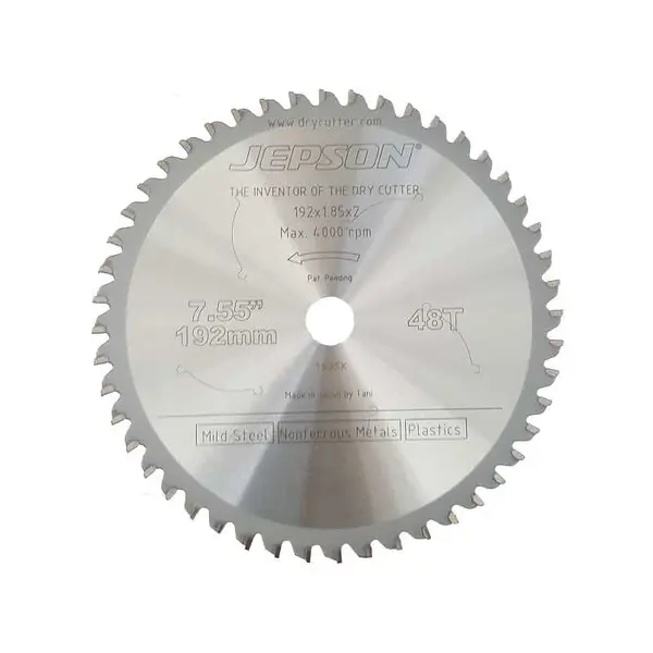JEPSON Lame de scie carbure Ø192mm - Acier mince - 719248