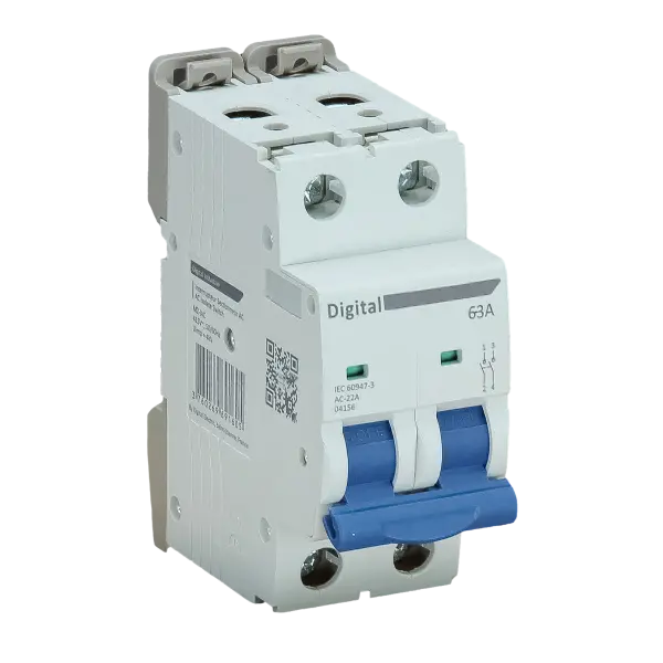 Interrupteur Sectionneur 2x63A AC - 04156 - Digital Electric