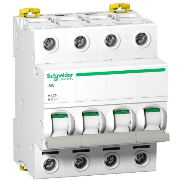 Interrupteur sectionneur - 4 pôles 63A - ACTI9 - A9S65463 - Schneider Electric