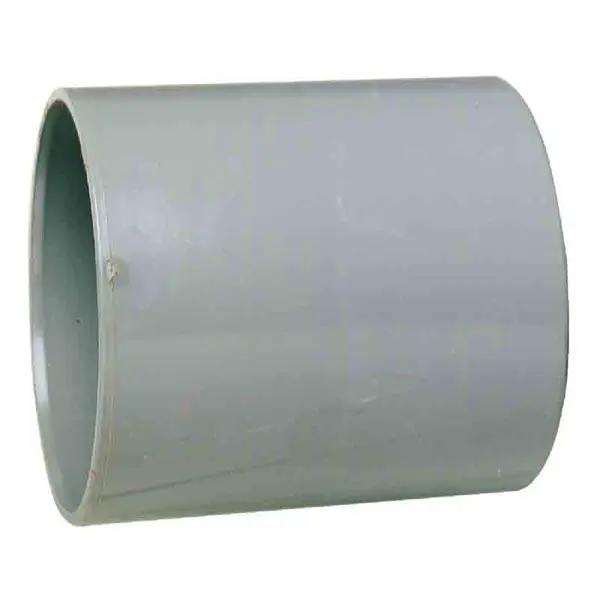 Manchon PVC avec butée intérieure femelle/femelle Ø 80 mm - GIRPI