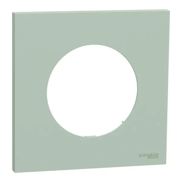 Plaque de finition Odace 1 poste Vert jade - Schneider Electric - S903702