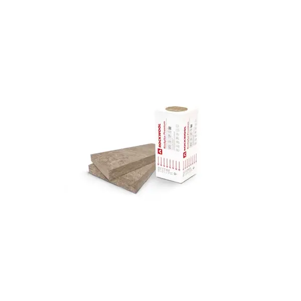 Laine de roche - Rockplus Premium Nu - panneau 1,35 x 0,60 ml - ép. 120 mm - R3,75