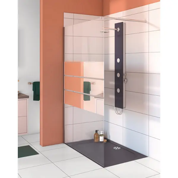 Colonne hydromassante verre - Anthracite