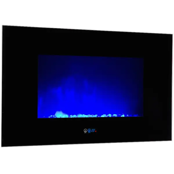 Cheminée électrique décorative "Volcano" - Color Style - 90x56cm - CHEMIN'ARTE