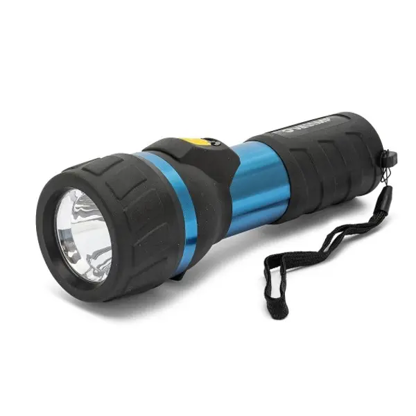 IMPULSE: torcia LED 3W 2D, in alluminio e rubber