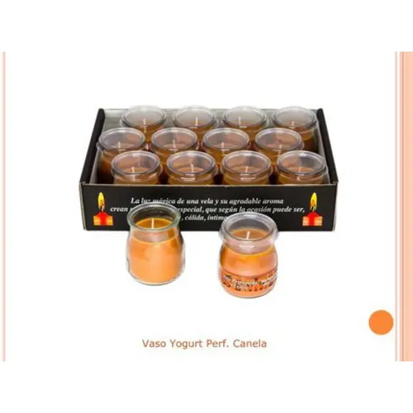 Vela Perf.Yogurt Canela