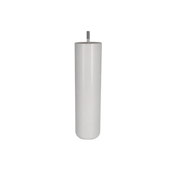 Pied Lit / Sommier Cylindrique 68x250mm - Hêtre Laqué Blanc - Cime