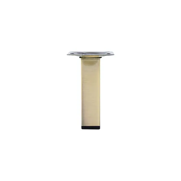 Pied de meuble CIME fixe carré, acier or produit sans finition Ht. max 10 - Cime