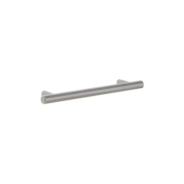 Poignée de meuble Barre de traction 160/200 nickel brossé + vis - Centrale Brico