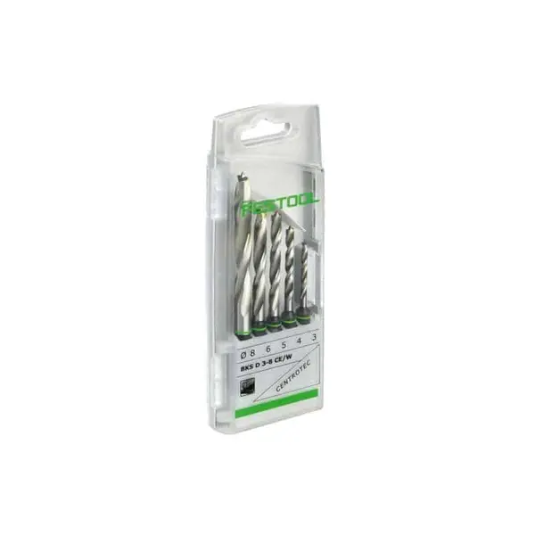 FESTOOL Coffret de forets hélicoïdaux BKS SYS3 D3-10 CE/W - 577396