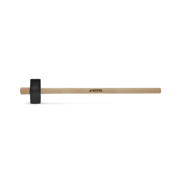Masse avec manche à bois 4 kg 38 mm acier forgé VITO