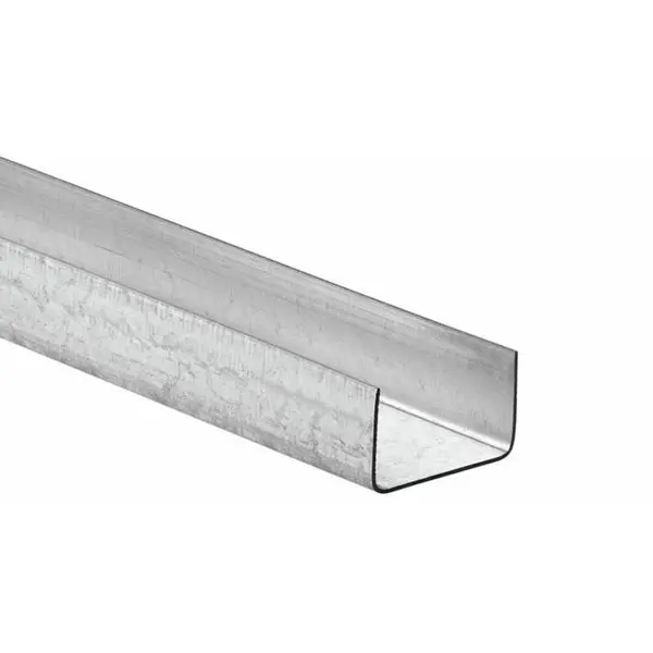 Lot de 10 rails en acier galvanisé, profilé en U - R48 3ML