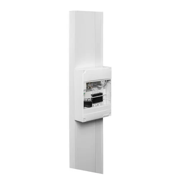 Coffret de communication avec switch 5 ports grade 3 TV 2 rangées