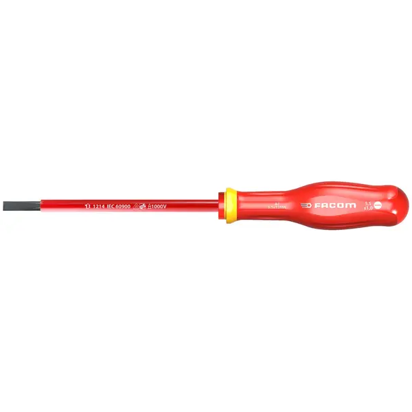 Tournevis Protwist plat 5.5x150 isolé 1000V AT5.5X150VE Facom