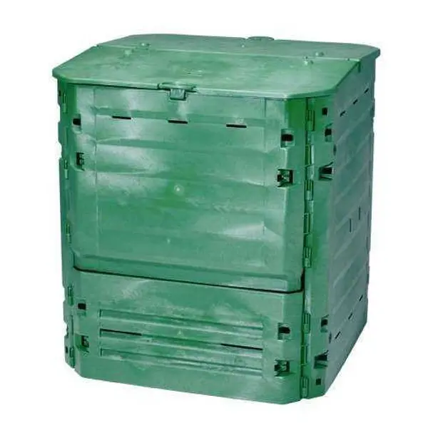 KIT composteur thermo-king vert + grille de fond - 400L - GRAF