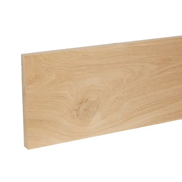 Planche rabotée en chêne massif L. 200 cm - Section 180 x 20 mm