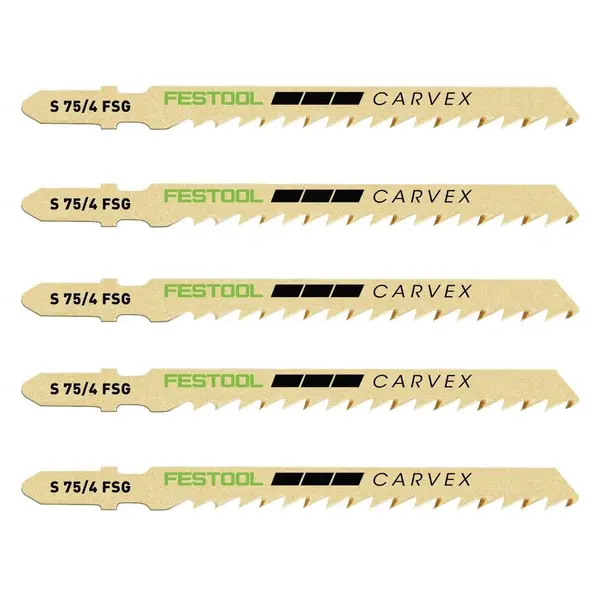 Lame de scie sauteuse S 75/4 FSG/5 - 5pcs 204316 Festool