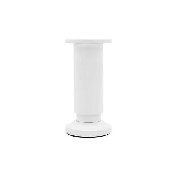 Pied de meuble CIME réglable rond, aluminium blanc produit sans finition Ht. max - Cime