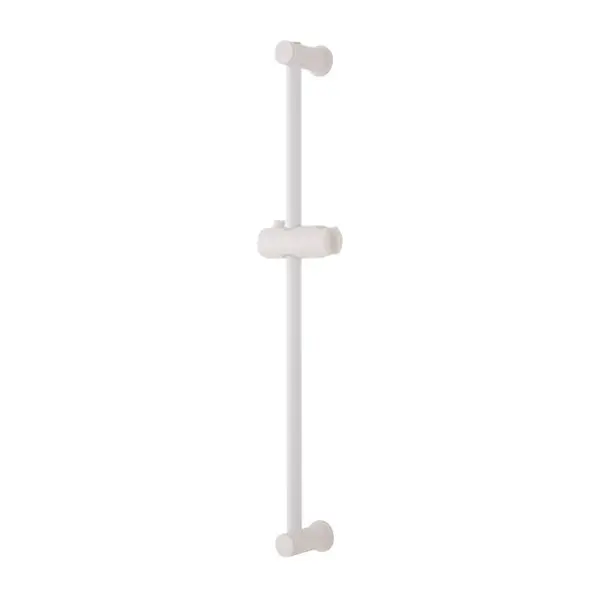 Barre de douche ajustable - Blanc - L. 64,5 cm x Ø 20mm