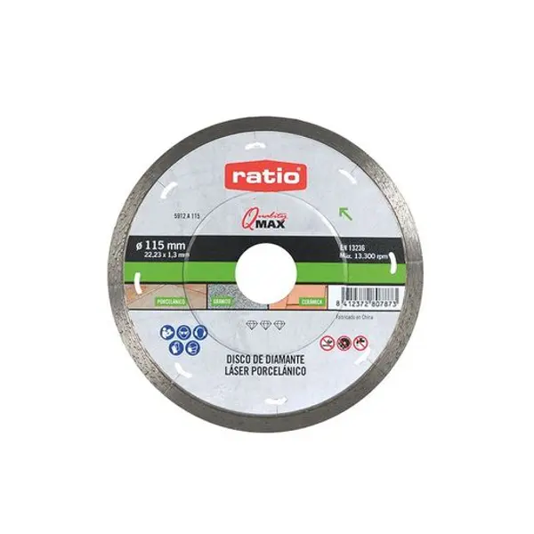 Disco Diamante Porcelan.Fast/Clean 115Mm