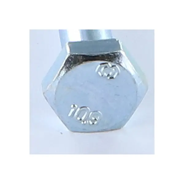 1 x Corps de boulon filetage partiel Tête hexagonale TH M24X100 Classe 10.9 Acier zingué