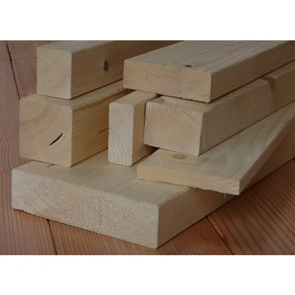 Tasseau en sapin brut 2,40 m - section 63 x 38 mm