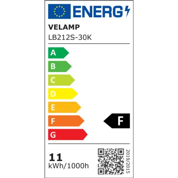Lampadina SMD LED, Goccia A60, 12W/1055lm, base E27, 3000K