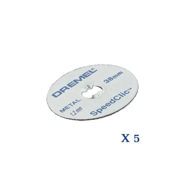 DREMEL 5 Disques EZ SPEEDCLIC Ø 38mm - 2615S456JC